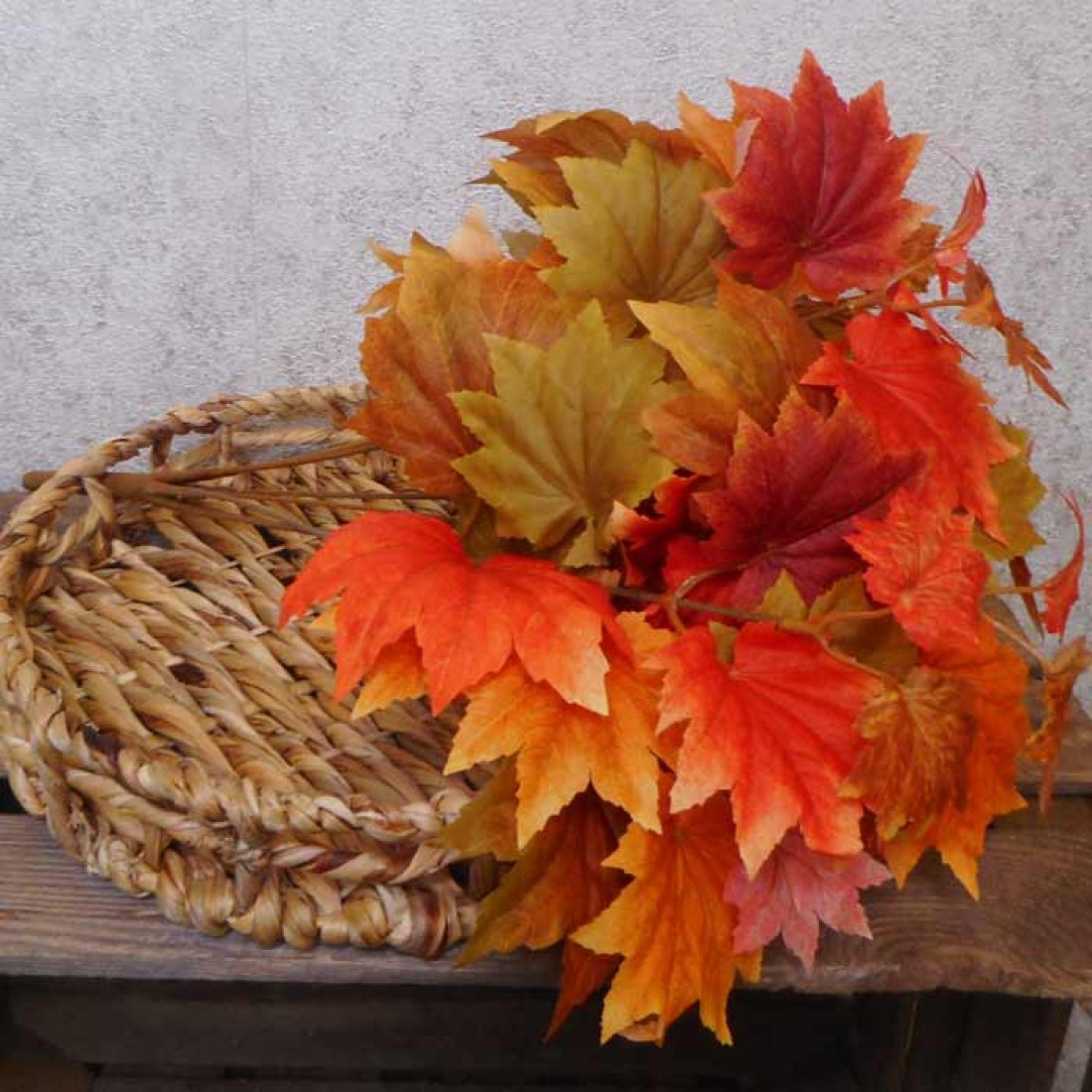 Artificial Maple Leaves Bush Artificial Leaves